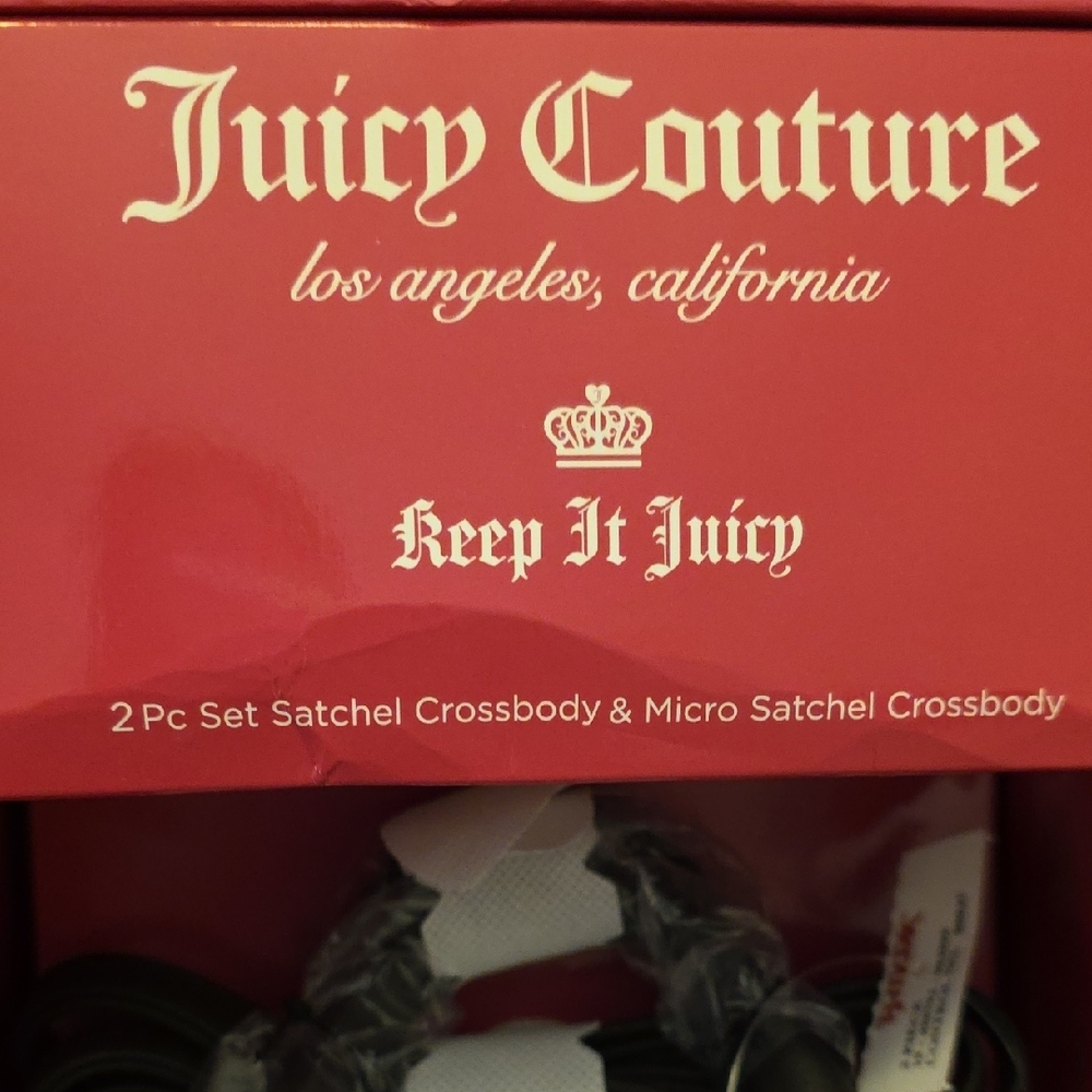 Juicy Couture Purple and Black Satchel Set - Picture 4 of 7